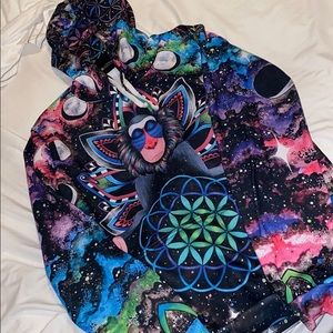 Electro threads baboon hoodie